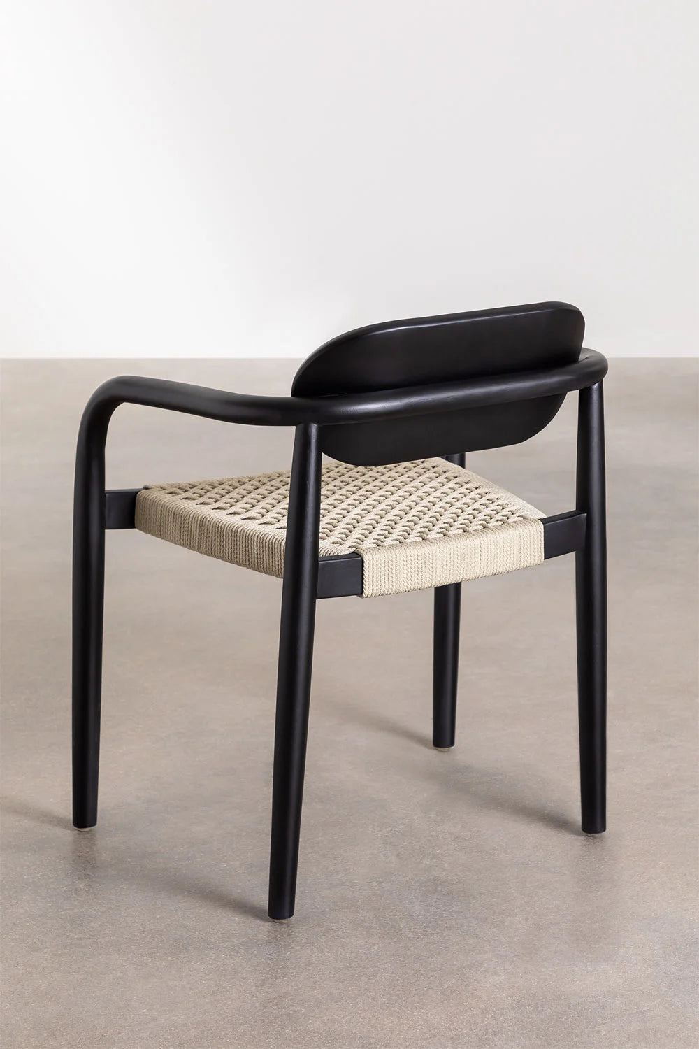 Dardo dinning rope braided acacia wood chair