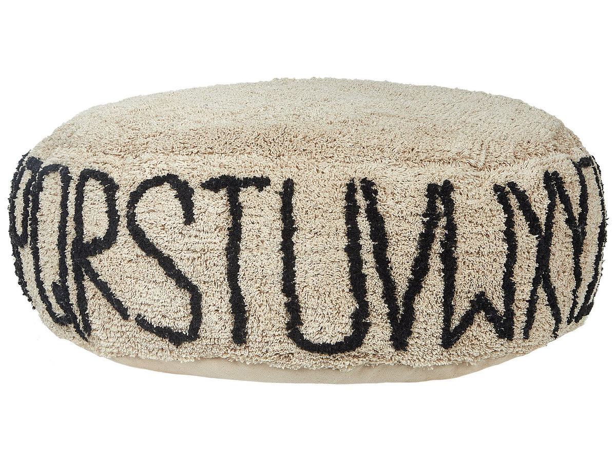 DIPLO Cotton Tufted Pouf