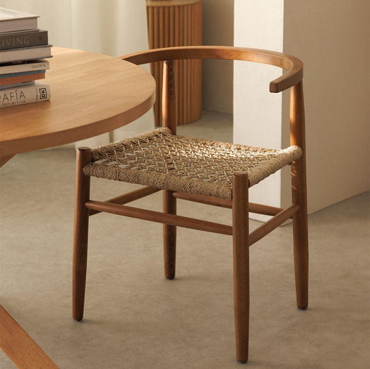 TRAMP ROPE BRAIDED ACACIA WOOD CHAIR